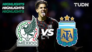 HIGHLIGHTS | México 3-0 Argentina | Amistoso Sub 23 | TUDN