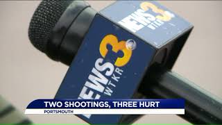 Three injured after two shootings in one Portsmouth neighborhood