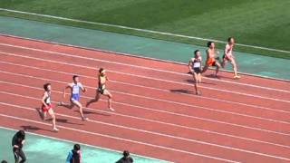 2013年3月30日記録会 男子１００m1組