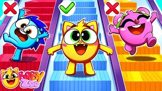 Magic Baby Stairs Song | Funny Kids Songs 😻🐨🐰🦁 And Nursery Rhymes by Baby Zoo