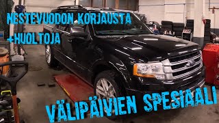 Ford Expedition 3.5L Ecoboost nestevuodon korjausta ja reilulla kädellä huoltoja.