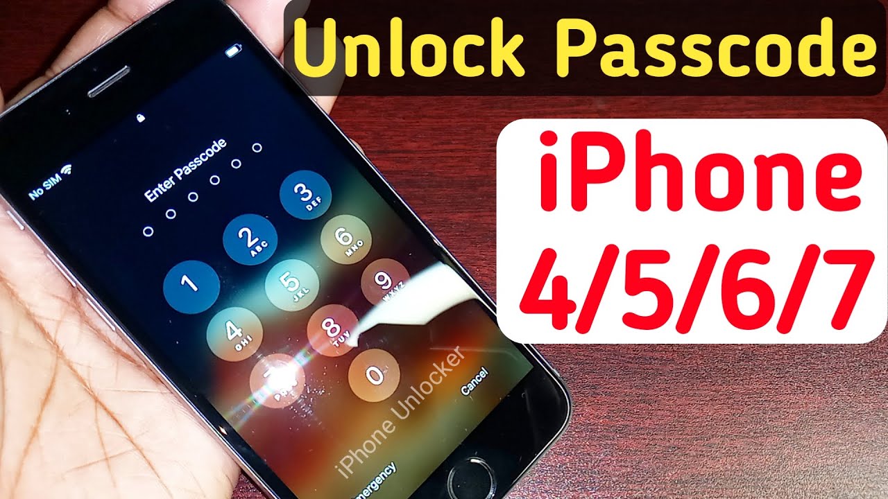 Remove IPhone Forgot Passcode Without Computer | How To Unlock IPhone ...