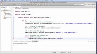 Java JDBC Tutorial Part 1 Connect to MySQL database