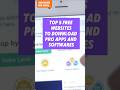 Top 5 free websites to download pro apps apk/android - 2024 free pro versions software #trending