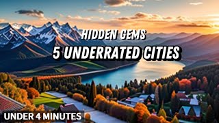 Top 5 Underrated Cities 2024 EDITION Part 1