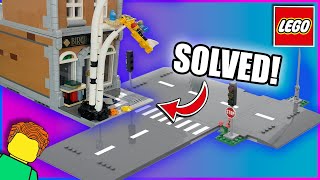 New LEGO ROAD PLATES... SOLVED! How to use with Modular buildings & why? Brick'n It Mini-mils system