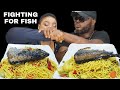 MY HUSBAND IS SO SHAMELESS FOR STEALING MY FISH | DELICIOUS SPAGHETTI & FISH | AFRICAN FOOD