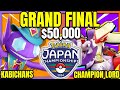 JAPAN CHAMPIONSHIPS GRAND FINAL KABICHANS vs CHAMPION LORD | Pokemon Unite