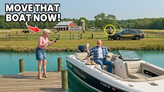 HOA Called Cops When I Parked My Boat at My Ranch Lake — Didn’t Know I Own the Whole Marina!