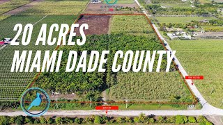 Over 20 Acres | Land For Sale in MIAMI Dade County