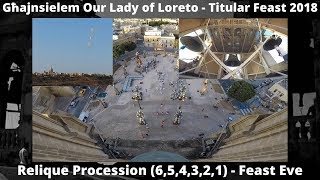 Translazzjoni (2018 - 6,5,4,3,2,1) - Għajnsielem Madonna ta' Loreto - Festa Titulari - 6 Qniepen