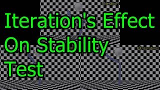 Rigid Body Iteration's Effect On Stability Test - Blender3D