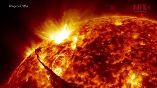 Sol produce dos pequeñas explosiones más grandes que la Tierra