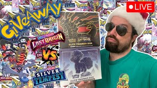 LIVE Lost Origin VS. Silver Tempest Battles + Giveaway