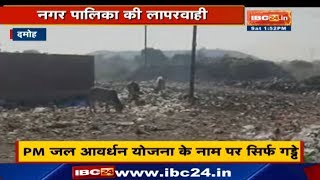 Damoh News Madhya Pradesh : Nagar Paalika की लापरवाही | श्मशान जाने के रास्ते में कचरे का ढेर