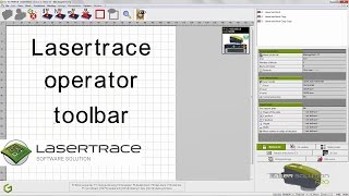 Lasertrace operator toolbar