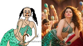 JAILER Kaavaalaa Song Drawing Memes | Crazy Funarts | Superstar Rajinikanth Sun Pictures | Tamannaah
