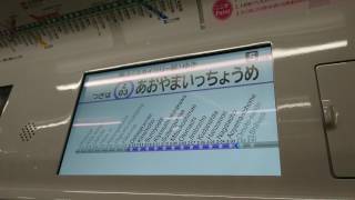 東京メトロ半蔵門線、トレインビジョン