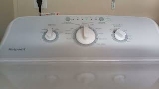 Hotpoint Washer Medium/Normal Cycle/Large Load/Tap Cold Nov/27/2024 A Day Before Thanksgiving!!!