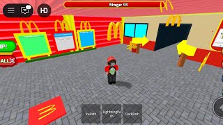 escapando do McDonald's ROBLOX