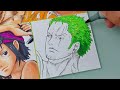 drawing zoro’s family tree shimotsuki clan one piece ワンピース