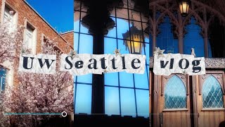 UW Seattle Campus Tour/Vlog | Admitted Students day °❀⋆.ೃ࿔*:・