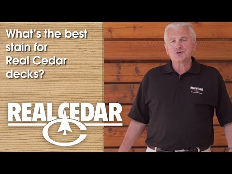 FAQ : What's The Best Stain For Real Cedar Decks? - Realcedar.com FAQ : What's The Best Stain For Real Cedar Decks? - Realcedar.com