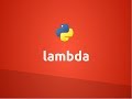 lambda functions in Python