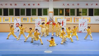 Quanzhou Jianying Elementary School - Group Set - China National Wushu Taolu Competition