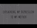 Explaining my depression to my mother // By Sabrina Benaim // Audio // Spoken Poetry