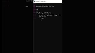 Normal python programming pattern ll Coding Hunter ll #cod #coding #python#codmobile #correctcoding