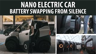 ഫുൾ ചാർജ് ഇനി 5 മിനുട്ടിൽ. Battery swapping NANO ELECTRIC CAR from Silence