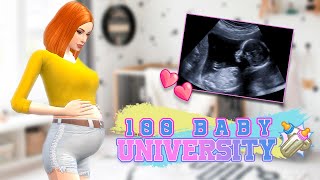 "First PREGNANCY" || The Sims 4 || 100 Baby University Challenge || PART TWO