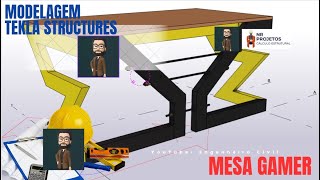 Como fazer mesa gamer no tekla structure