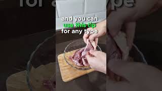How to Defrost Frozen Meat Without the Wait #diy #hometipsandtricks #shorts #recipe
