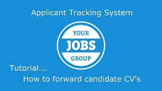 ATS Tutorial | How to forward candidate CV's