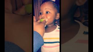 WATCH BABY TRY A SOUR LIME 😱#reels #fyp #funny #toddlers #throwback