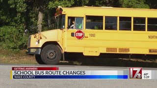 Wake County school changes bus routes after mother complains about son's long trip home