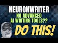 Neuronwriter - use ChatGPT to emulate Advanced AI Writing Tools