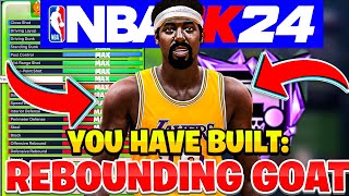 The Best Center Build in NBA 2K24 (99 Reb)