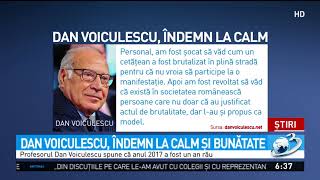 Dan Voiculescu, îndemn la calm și bunătate