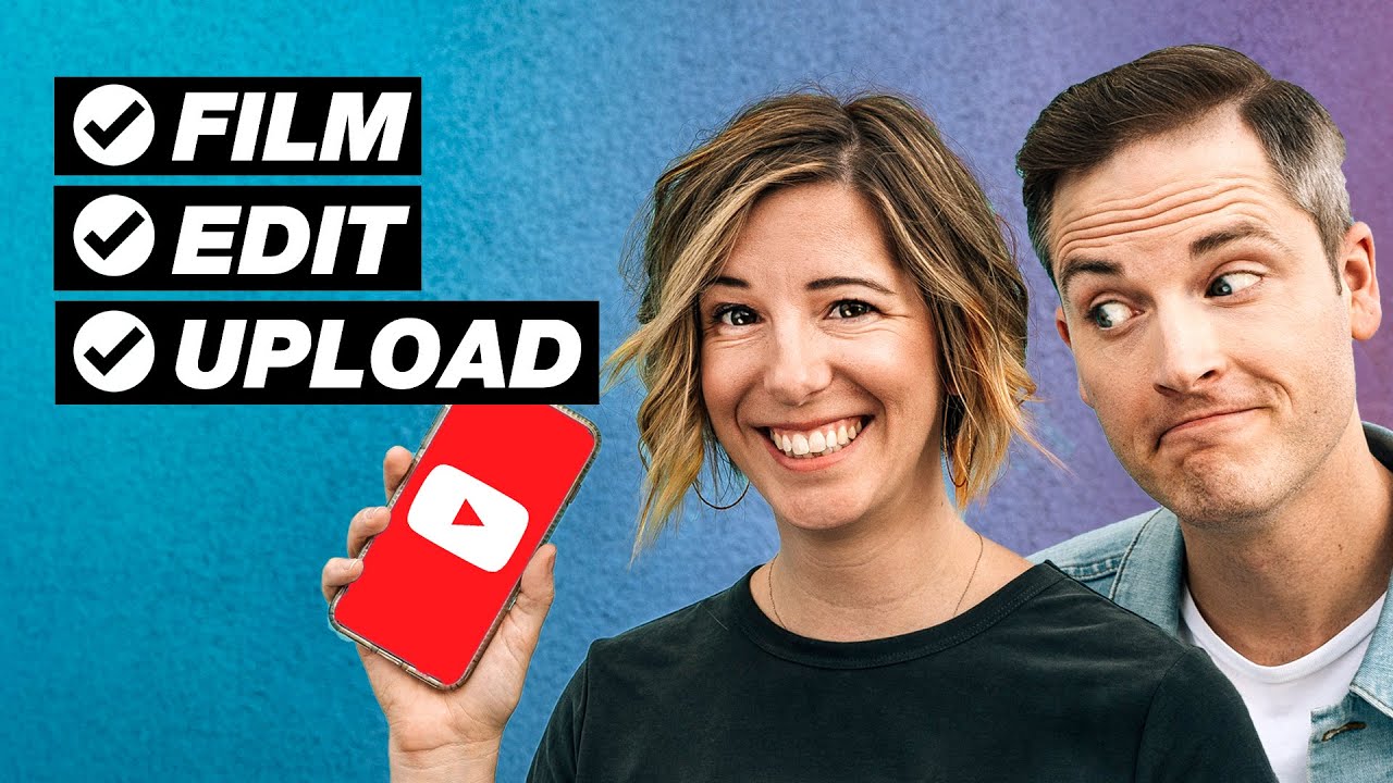 How To Make YouTube Videos On Your Phone START To FINISH! - YouTube