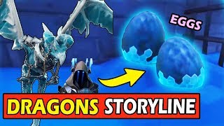 dragon eggs under the iceberg fortnite season 7 secret storyline snowfall - fortnite storyline