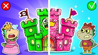 🧟Zombies vs 👑Princesses! The Battle of the Princess Castle 🏰!!! Stories for Kids by Fire Spike 🔥