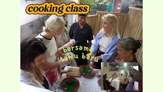 serunya cooking class bersama tamu baru