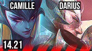 CAMILLE vs DARIUS (TOP) | EUW Master | 14.21