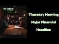 Thursday Morning Major Financial Magazine Headlines 31 10 2024