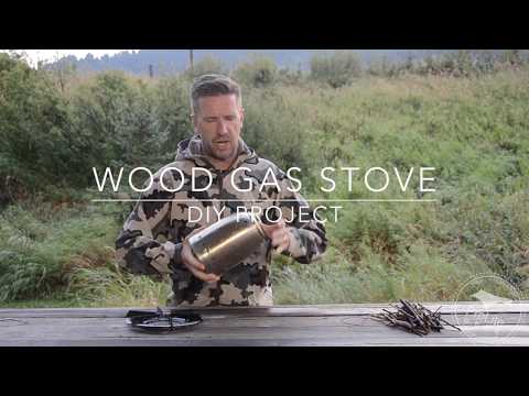 Wood Gas Stove from Coffee Carafe Wood Gas Stove from Coffee Carafe