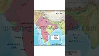 Tughlaq dynasty in map of India