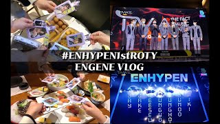 [INA LOG] I went to the Japanese Restaurant where ENHYPEN visited | ENHYPEN 1st ROTY | ENGENE VLOG